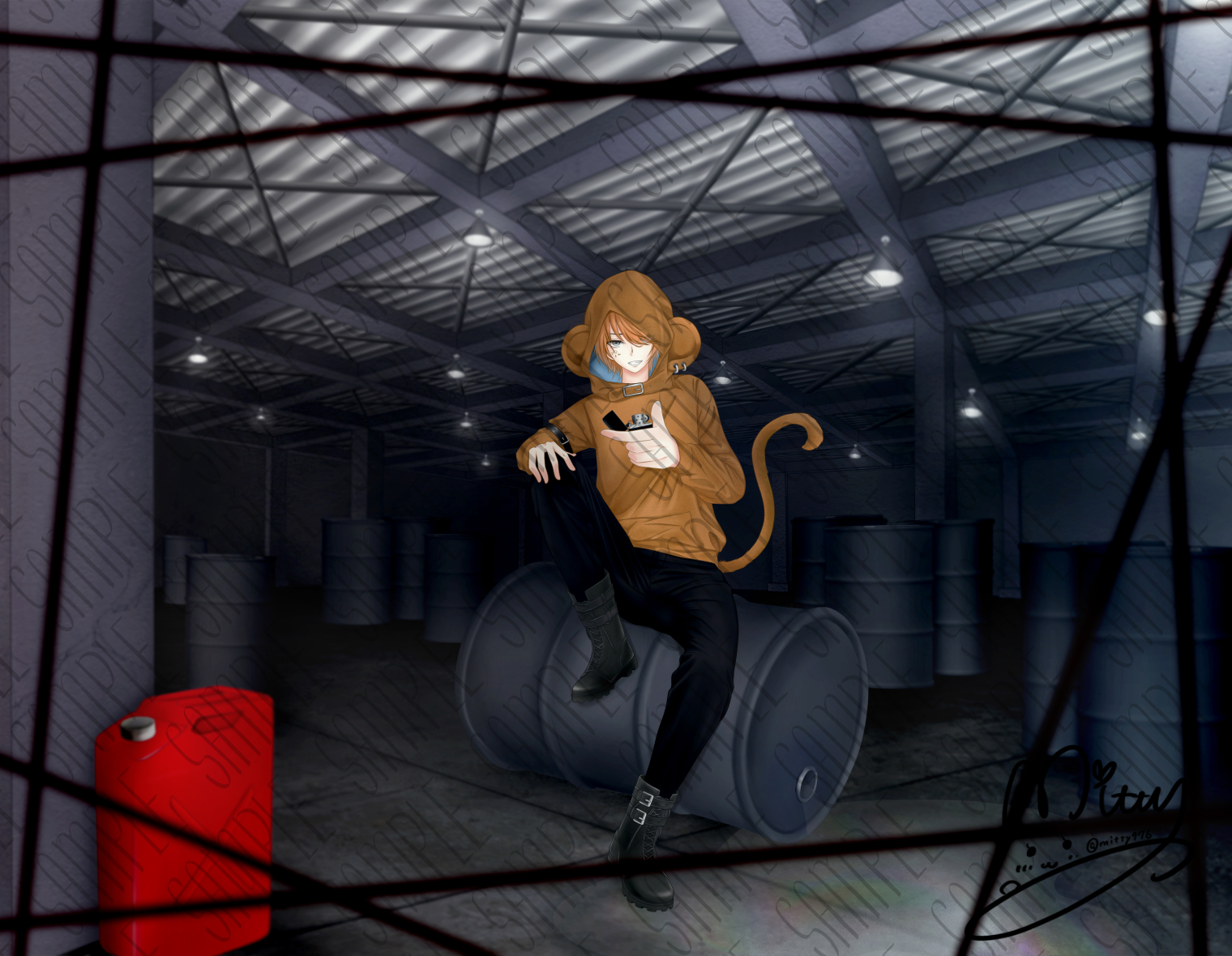 【お仕事絵】火炎